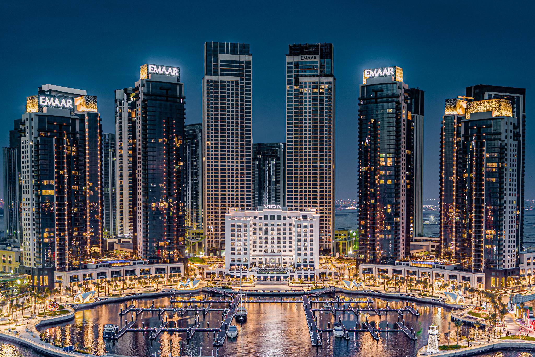 Vida Creek Harbour Hotel Dubai Exterior foto